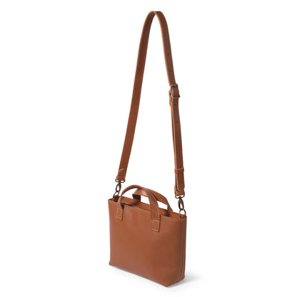 Zazi Petite leather crossbody tote