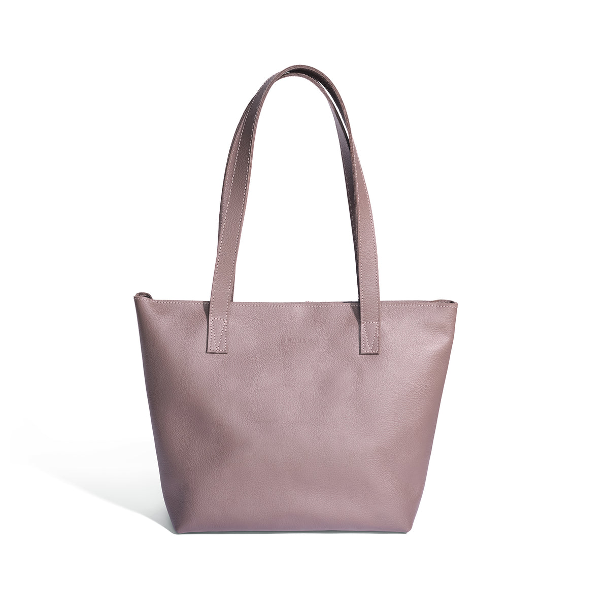 Emmy unlined Leather Tote with Zip - MINOR FLAW