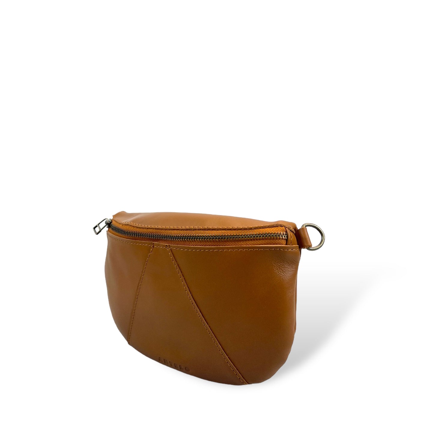 Ruby Classic leather adjustable moon-bag crossbody