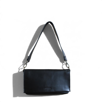 Freya East-West leather shoulder bag