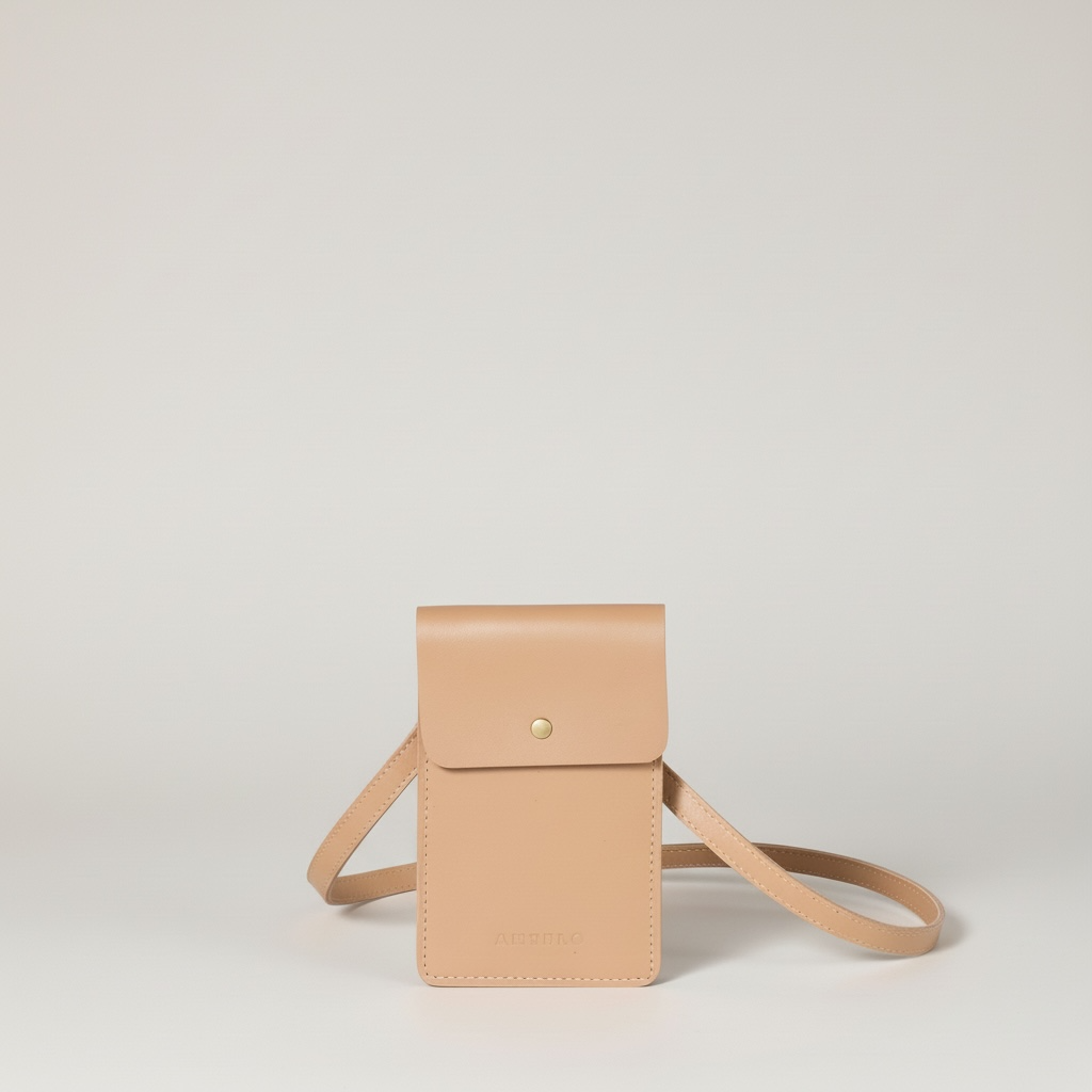 Benji Minimalist Leather Phone Bag