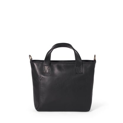 Zazi Petite leather crossbody tote