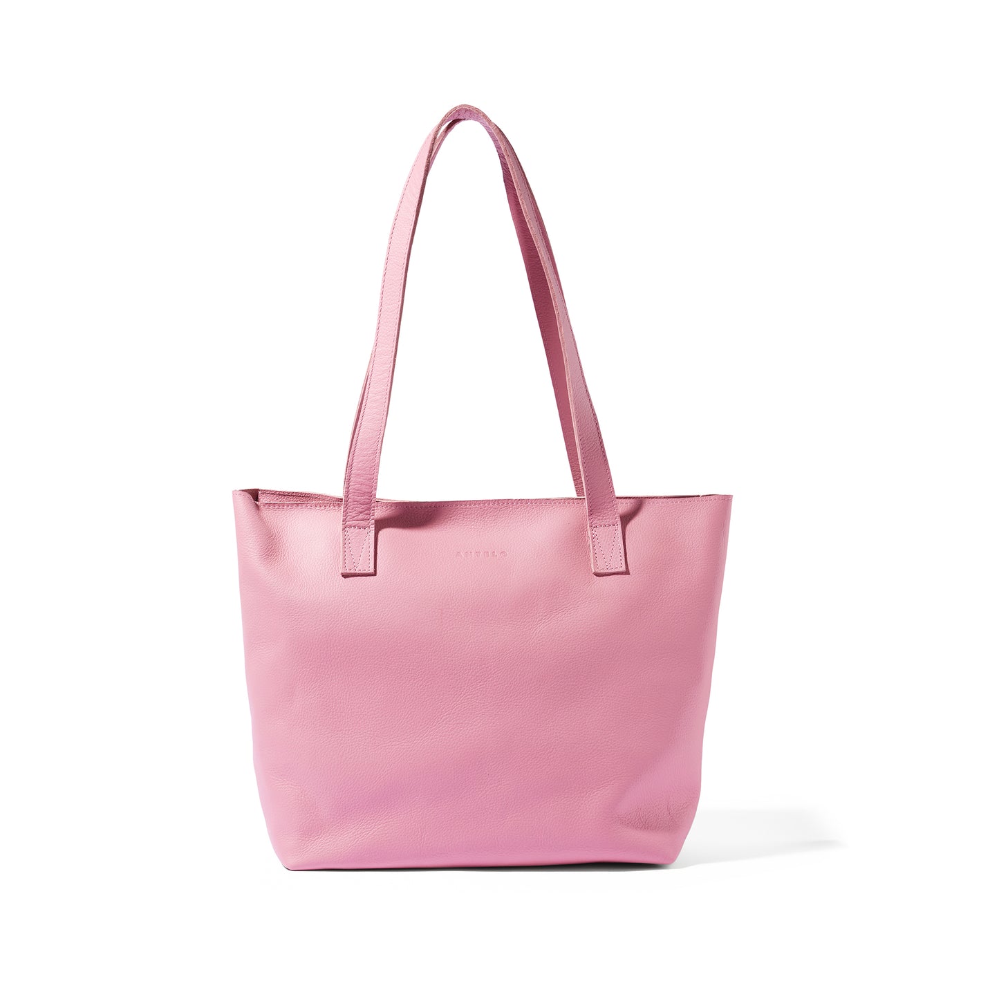 Emmy unlined Leather Tote with Zip - END OF SEASON