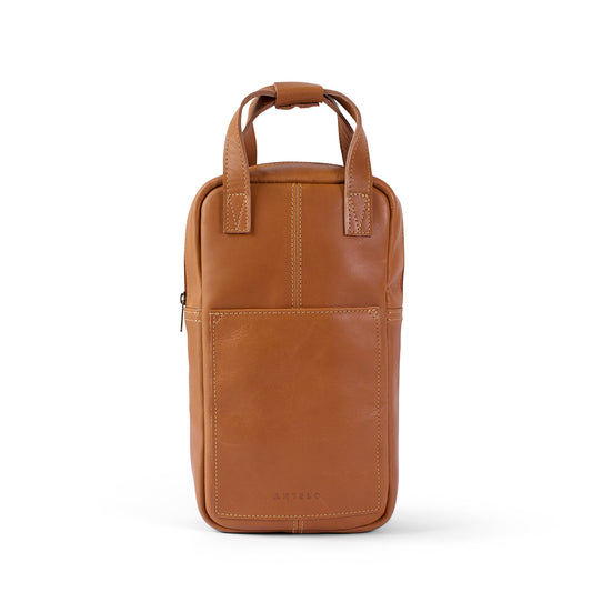 Hunter leather 2-bottle wine carrier - SALE