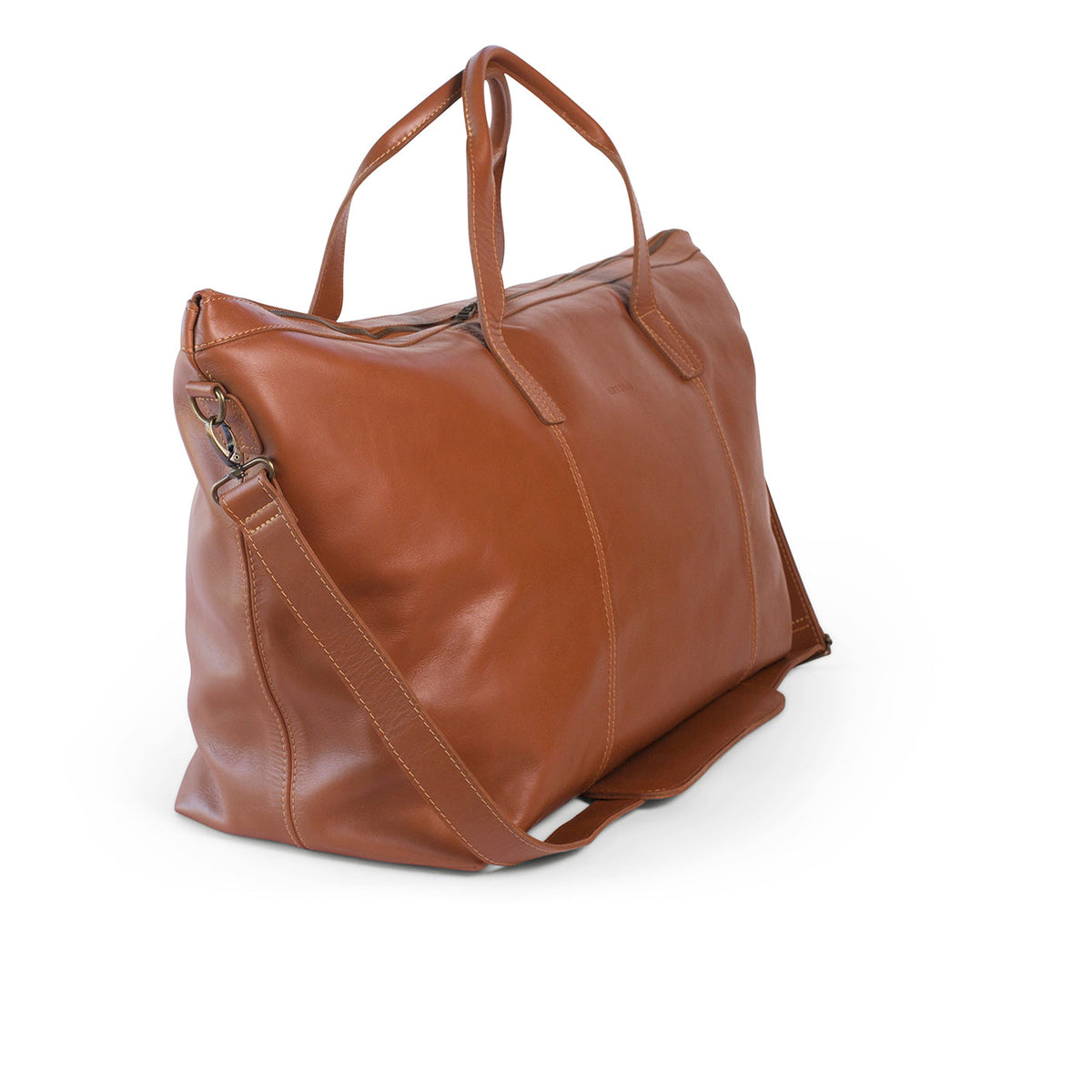 Oliver leather travel weekender