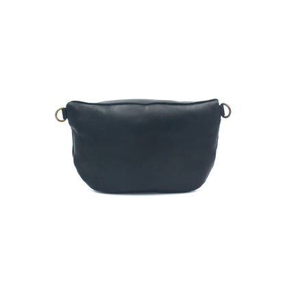 Ruby Eclipse leather crossbody with Wild leather strap