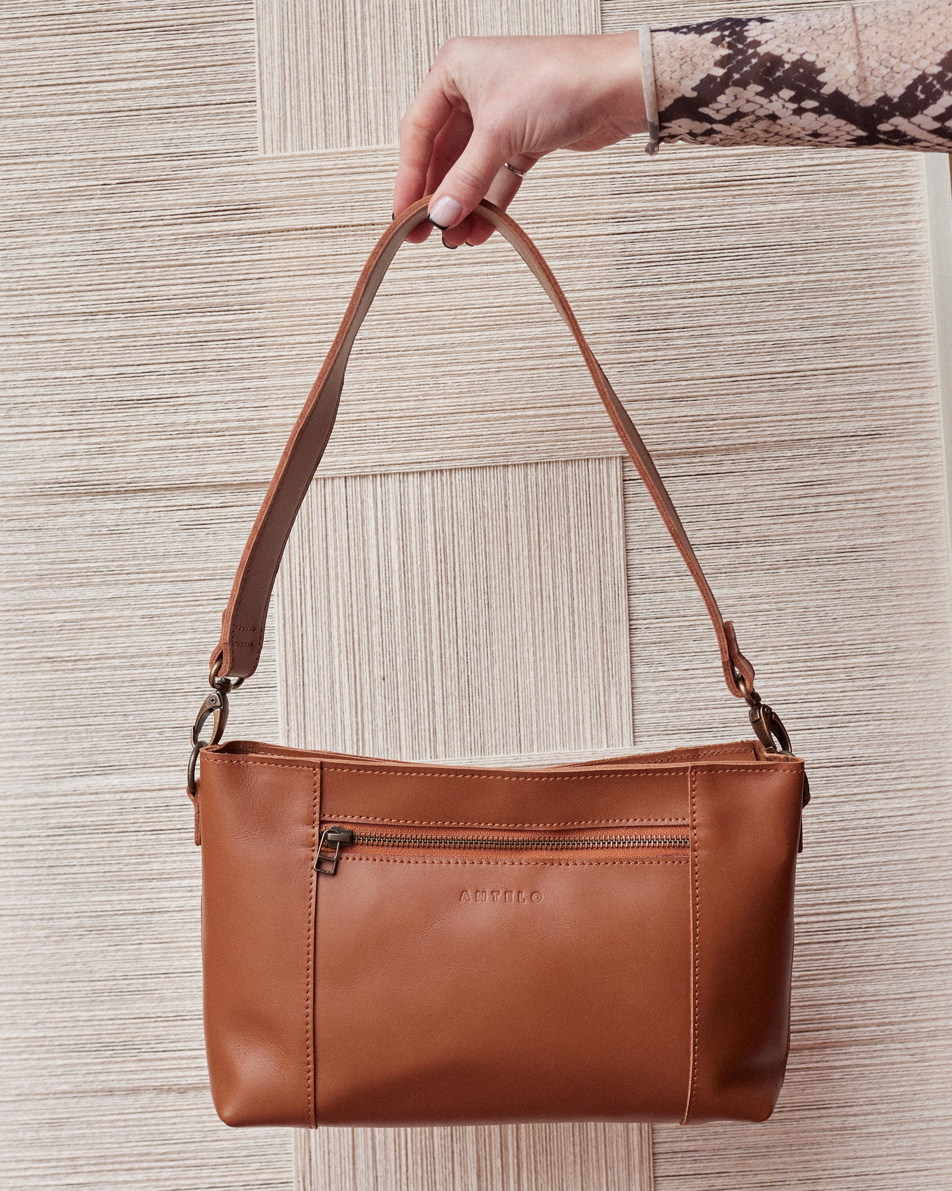 Antelo Crossbody Margo Leather Crossbody + Shoulder Strap