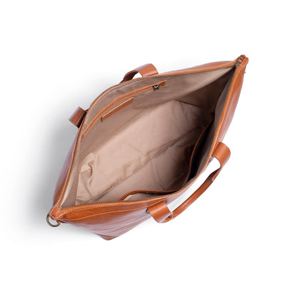 Murray leather overnight bag - MADE TO ORDER