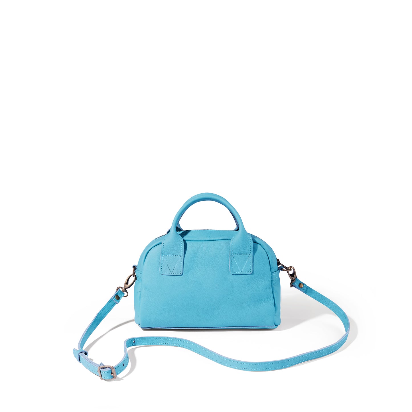 Khaleesi Leather Mini Bowler Crossbody - MINOR FLAW