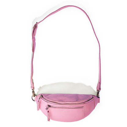 River adjustable leather moon-bag - CLEARANCE