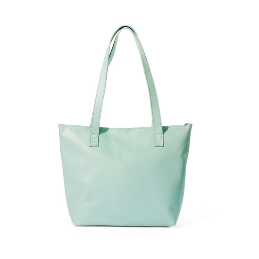 Emmy unlined Leather Tote with Zip - END OF SEASON