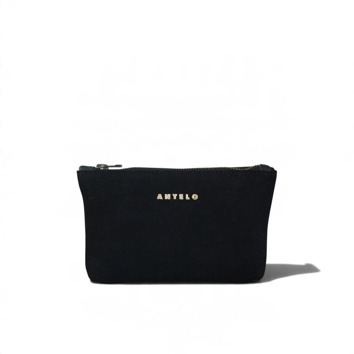 Norris leather zip pouch