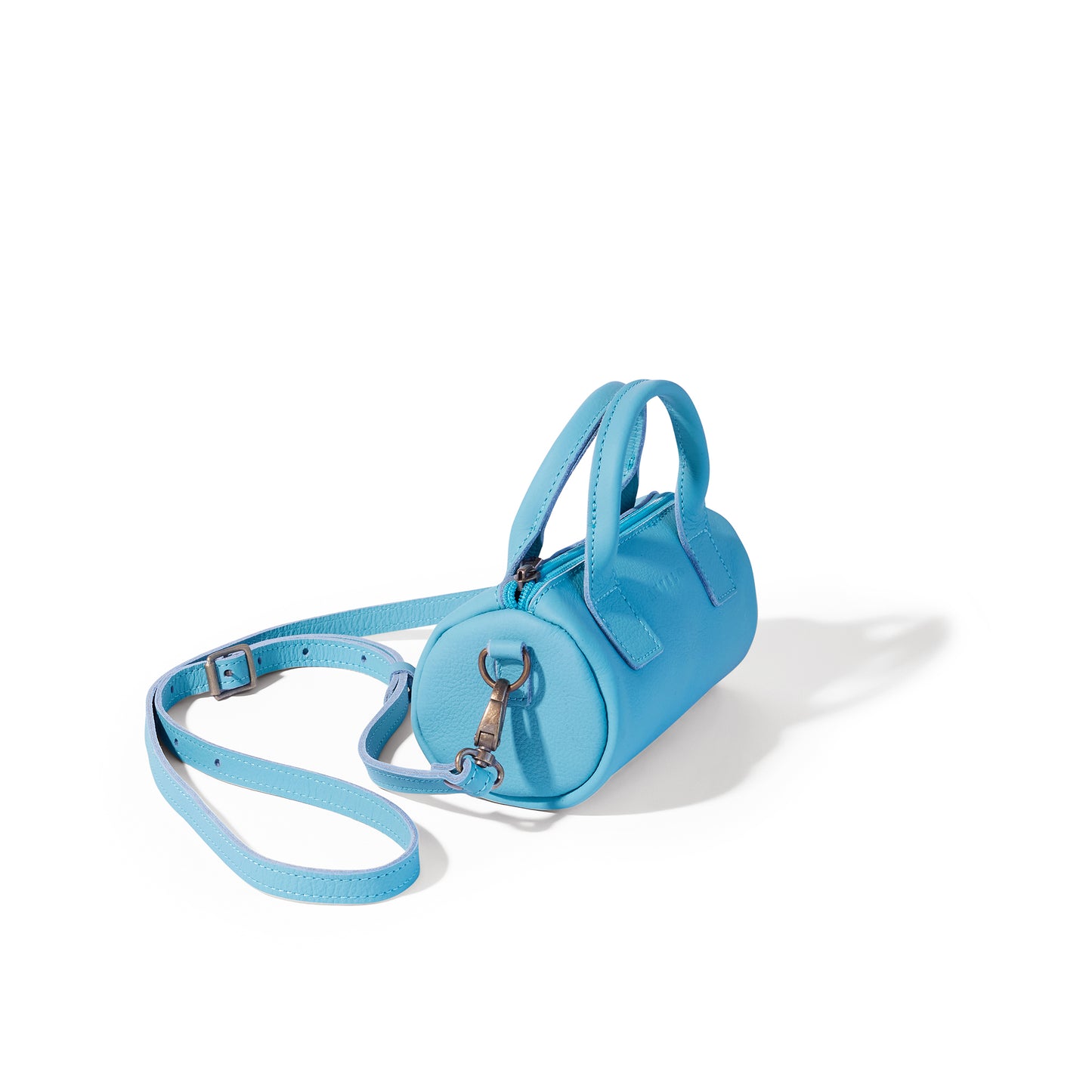 Indo leather mini barrel crossbody - MINOR FLAW