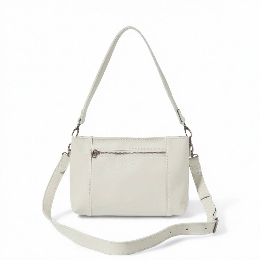 Margo Leather Crossbody + Shoulder Strap