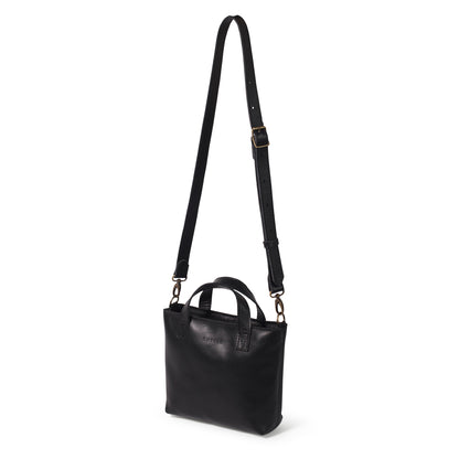 Zazi Petite leather crossbody tote