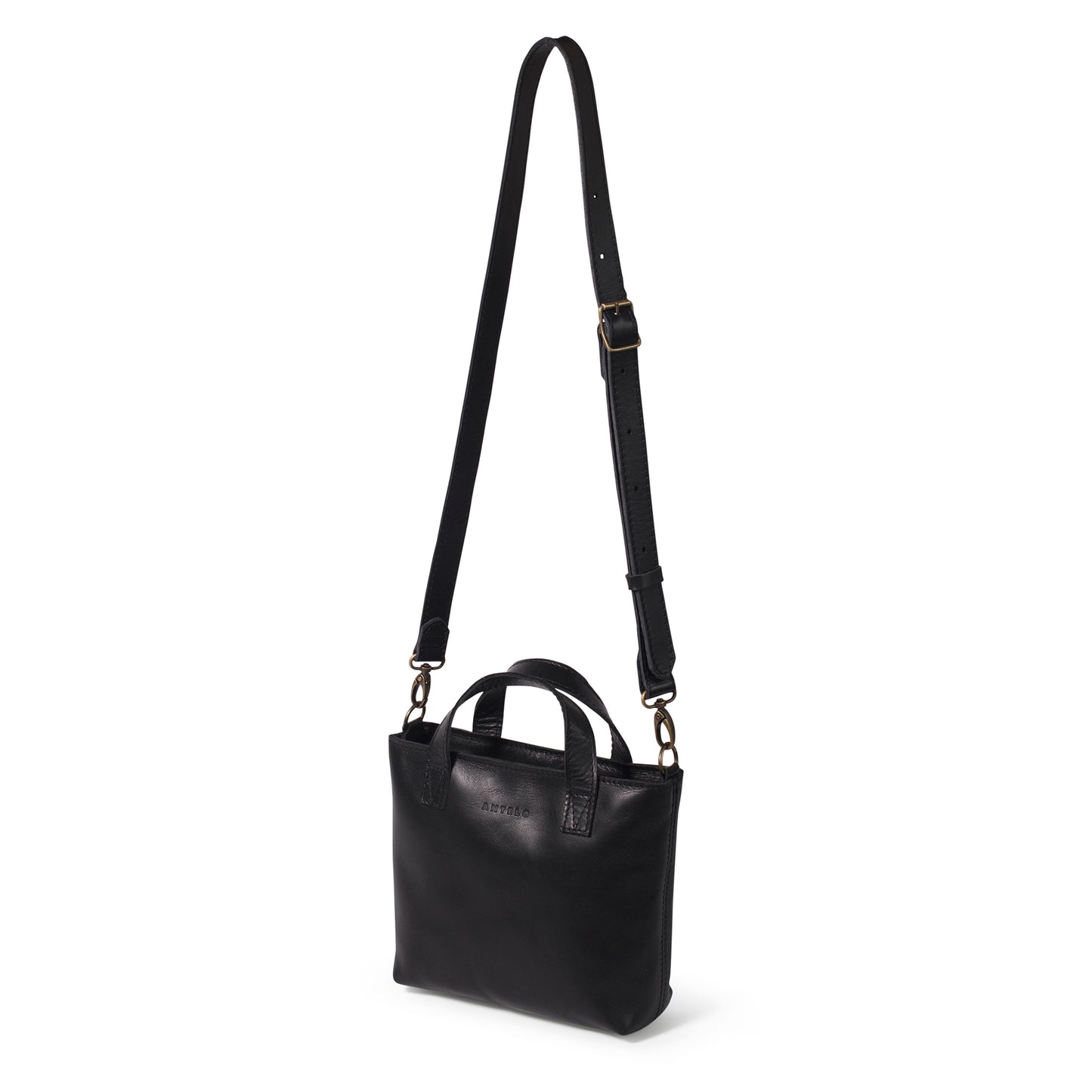 Zazi Petite leather crossbody tote
