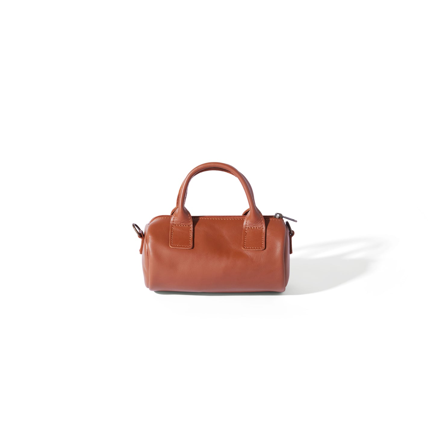 Indo leather mini barrel crossbody