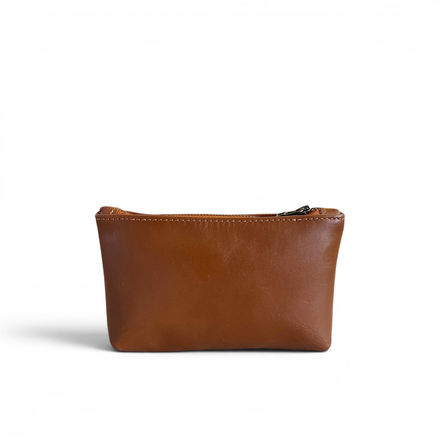 Norris leather zip pouch