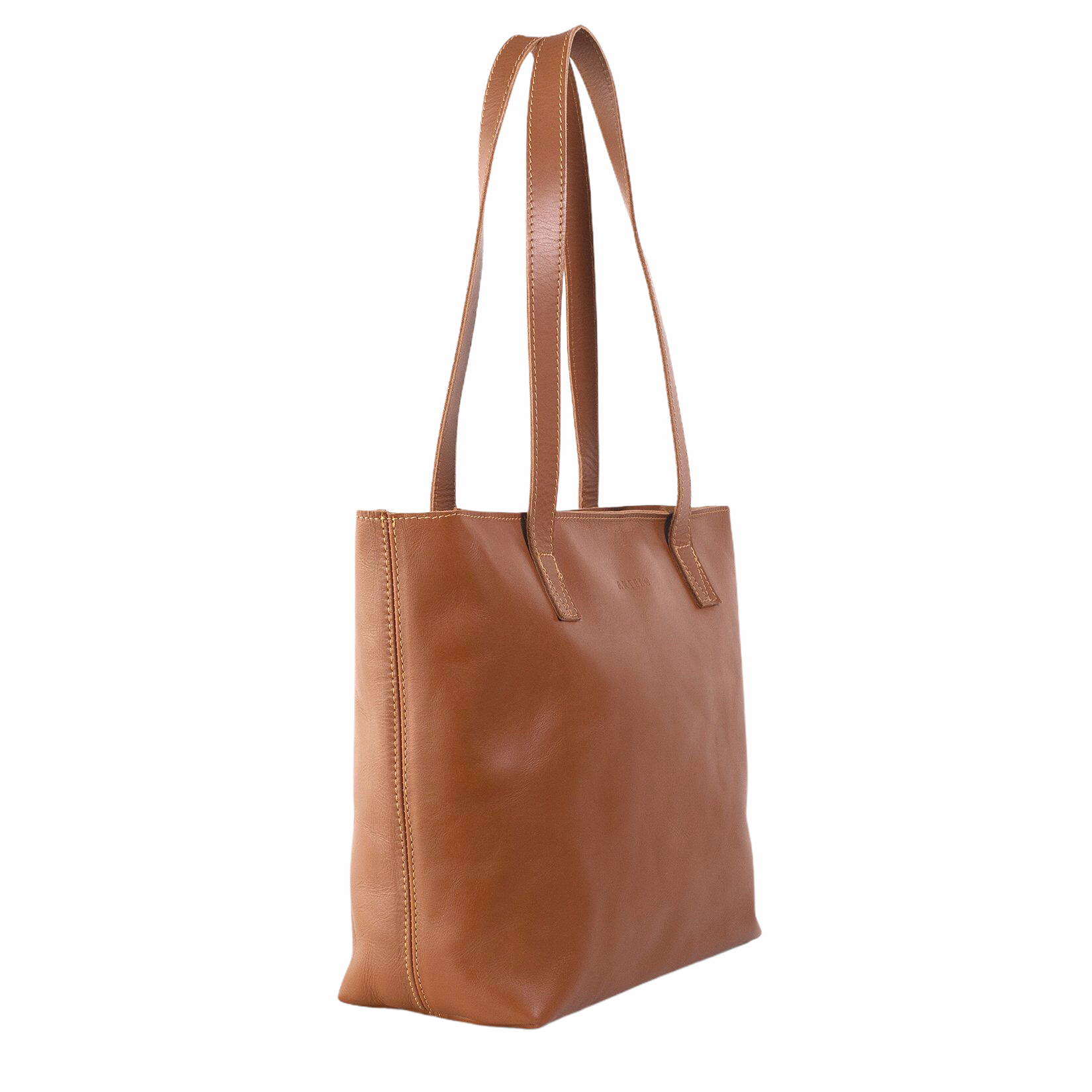 Antelo Tote Emmy unlined Leather Tote with Zip