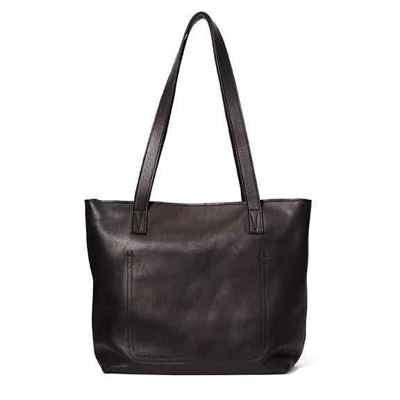 Antelo Tote Emmy unlined Leather Tote with Zip