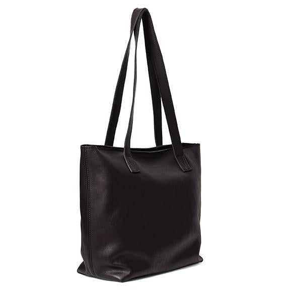 Emmy unlined Leather Tote with Zip