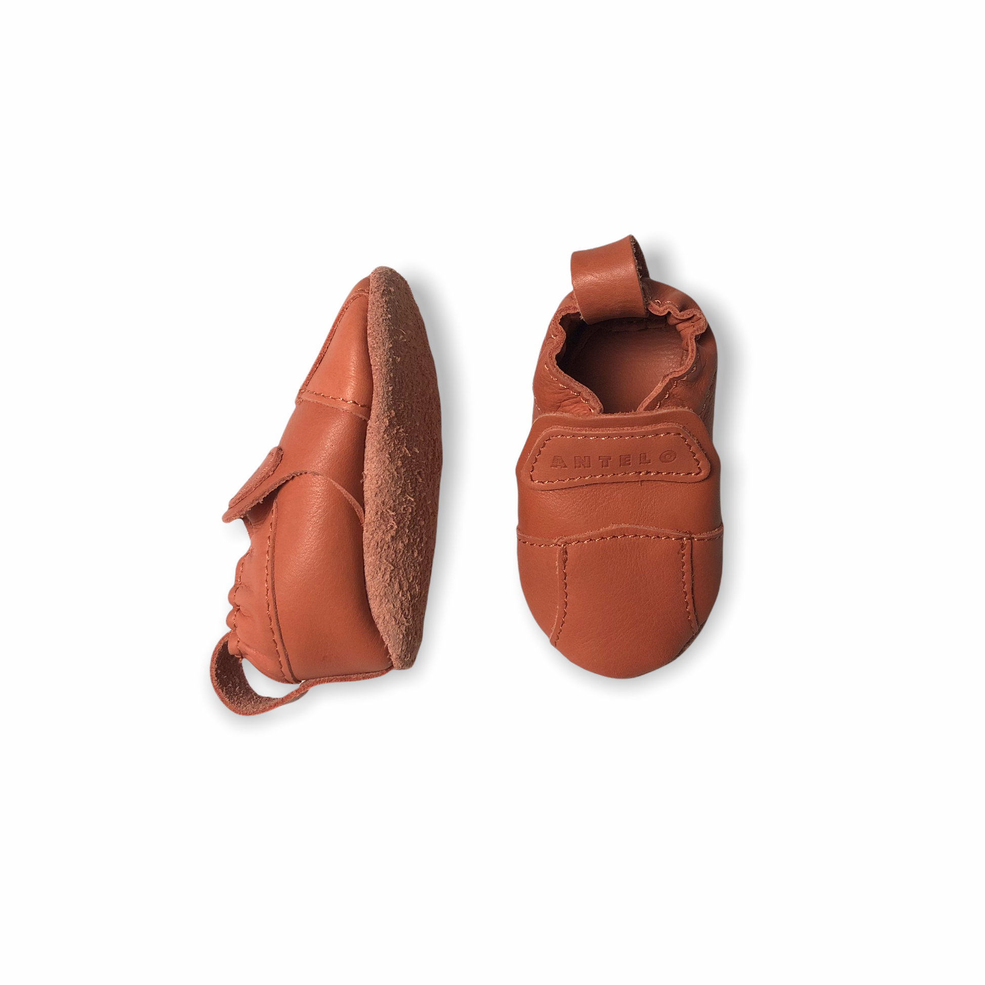 Reece leather baby shoes End of Range Vintage Pecan Medium