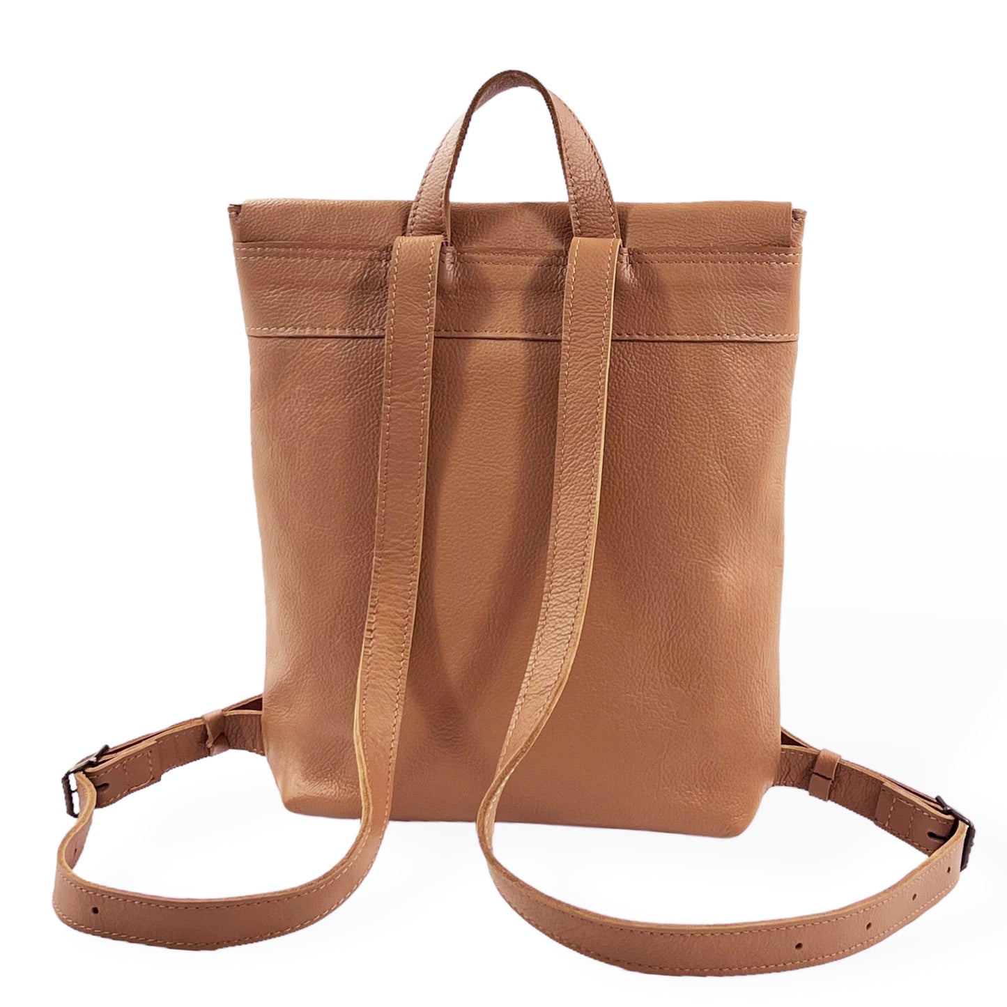 Finley Unlined Leather backpack