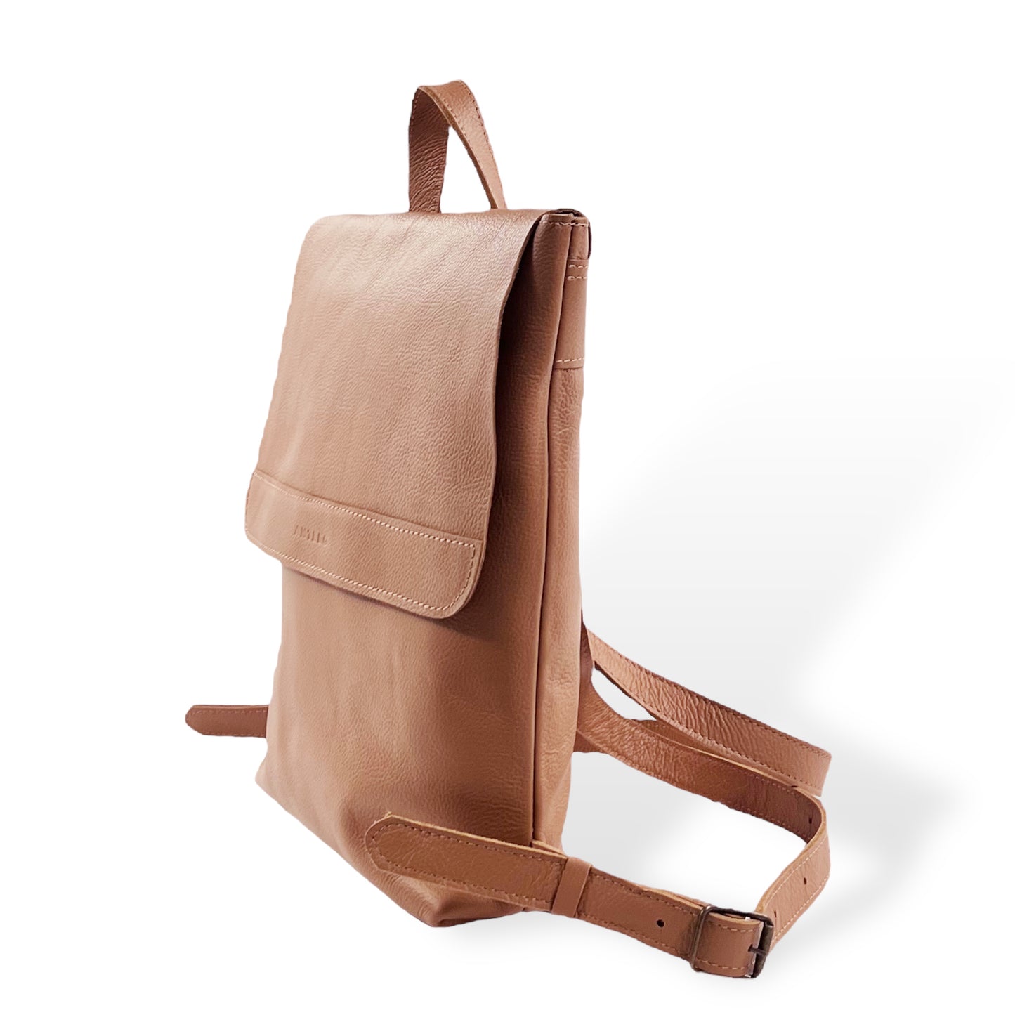 Finley Unlined Leather backpack