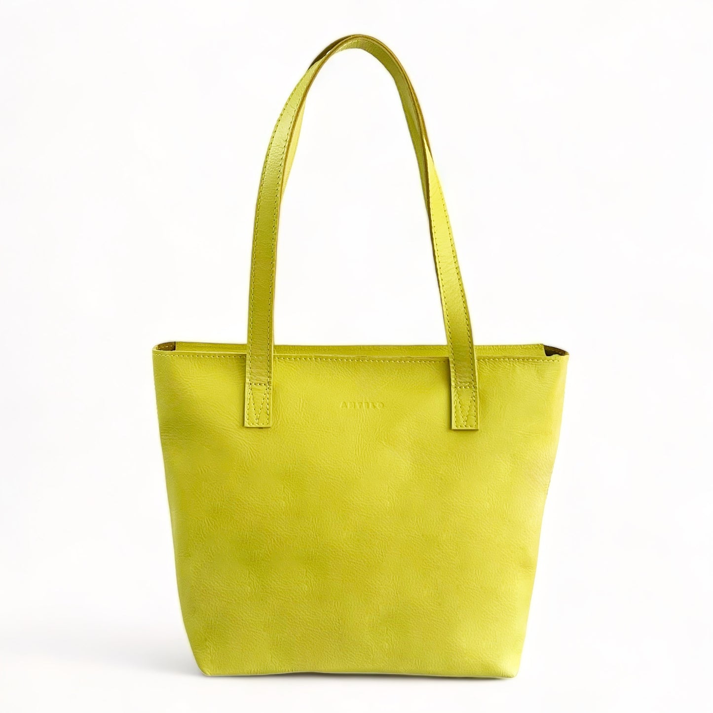 Emmy unlined Leather Tote with Zip - MINOR FLAW