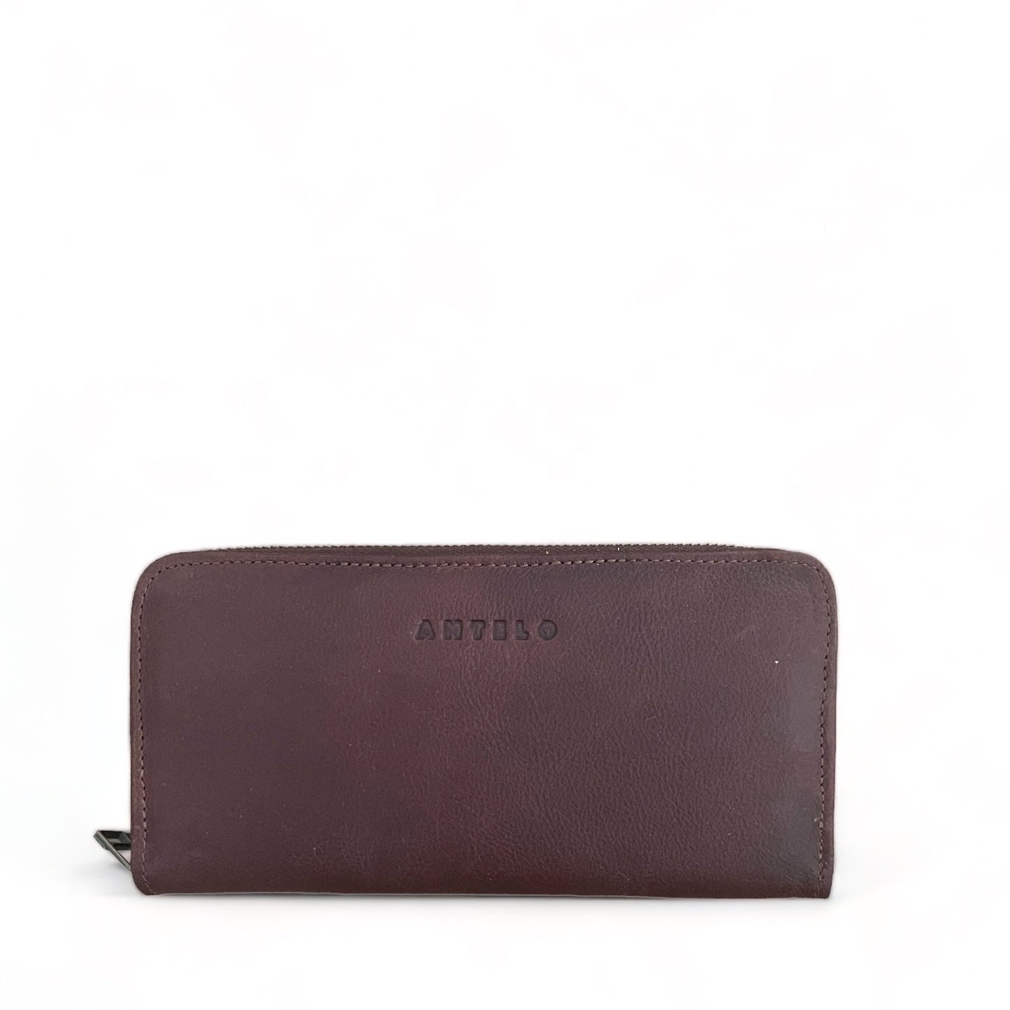 Hayley leather zip-around wallet - End of Range