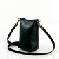 Suede Mini Bucket Leather Phone Crossbody