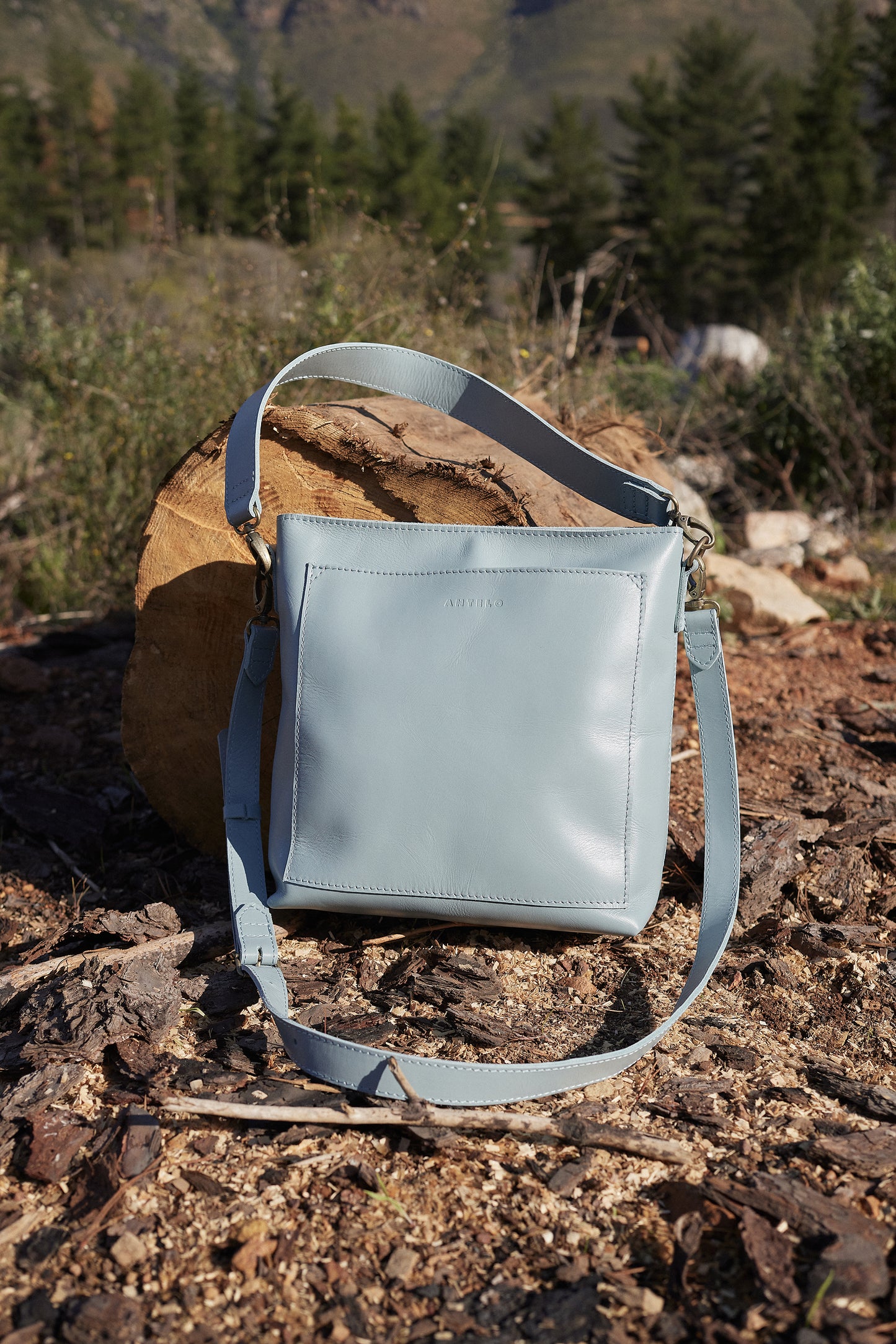 Josie Prism Leather Shoulder Bag with Sling - End of Range